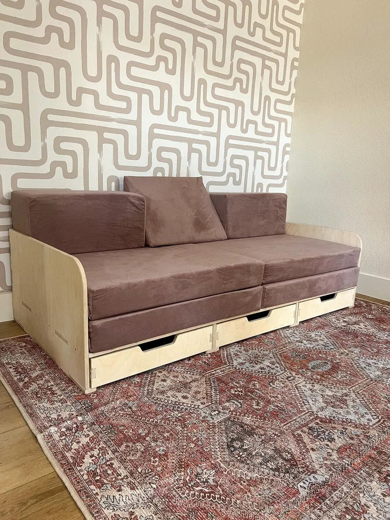 RONAN- Play Cushion Couch by Bush Acres