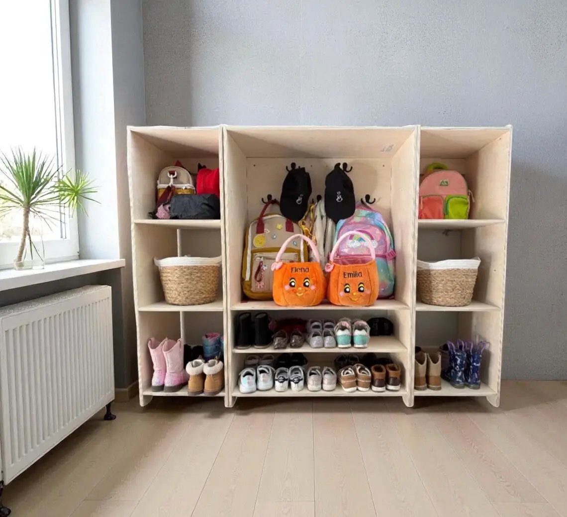 HARPER V3- Toddler Wardrobe + Classroom Cubbies by Bush Acres