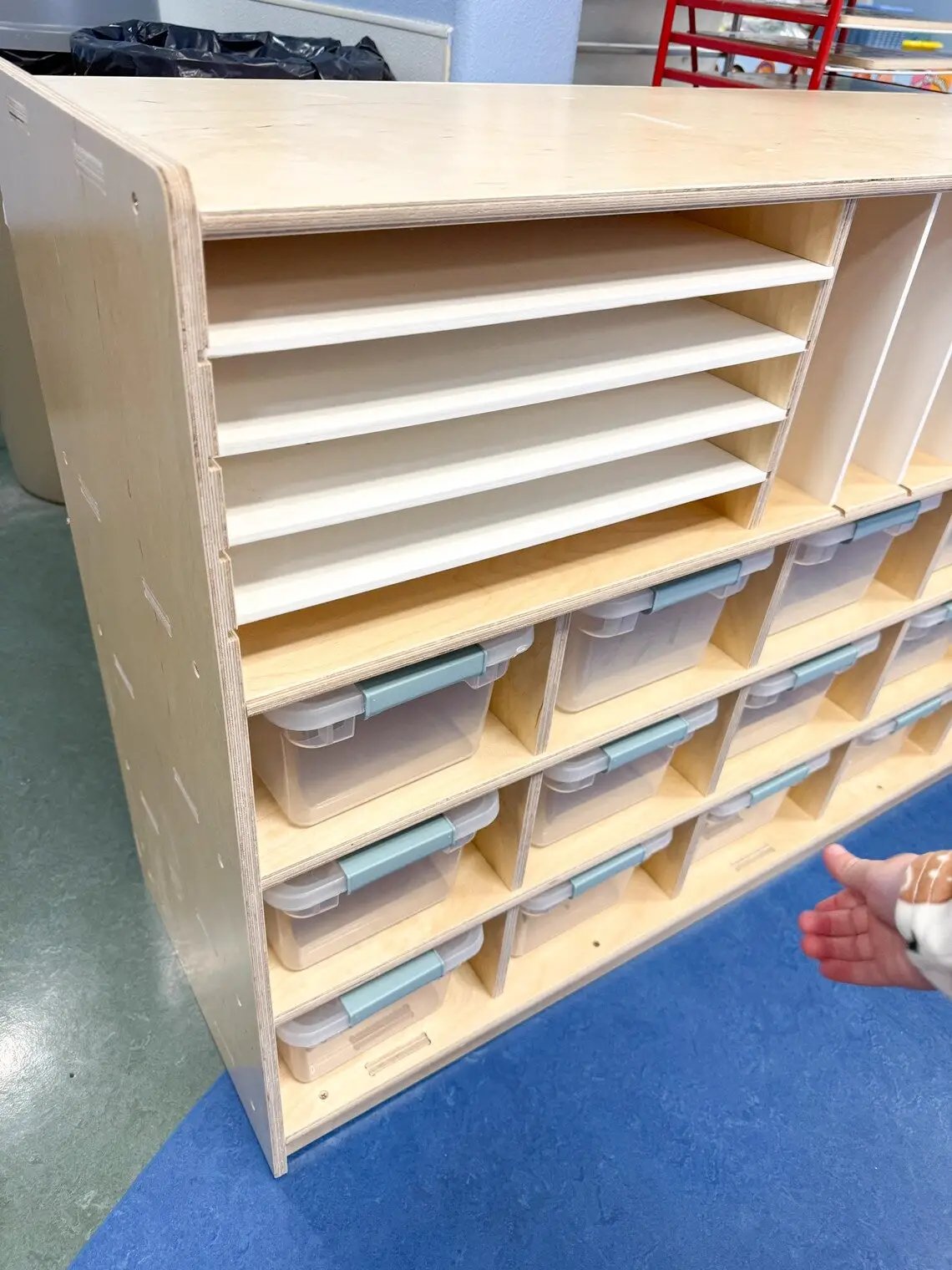CHRISTIAN- Art Storage Shelf by Bush Acres