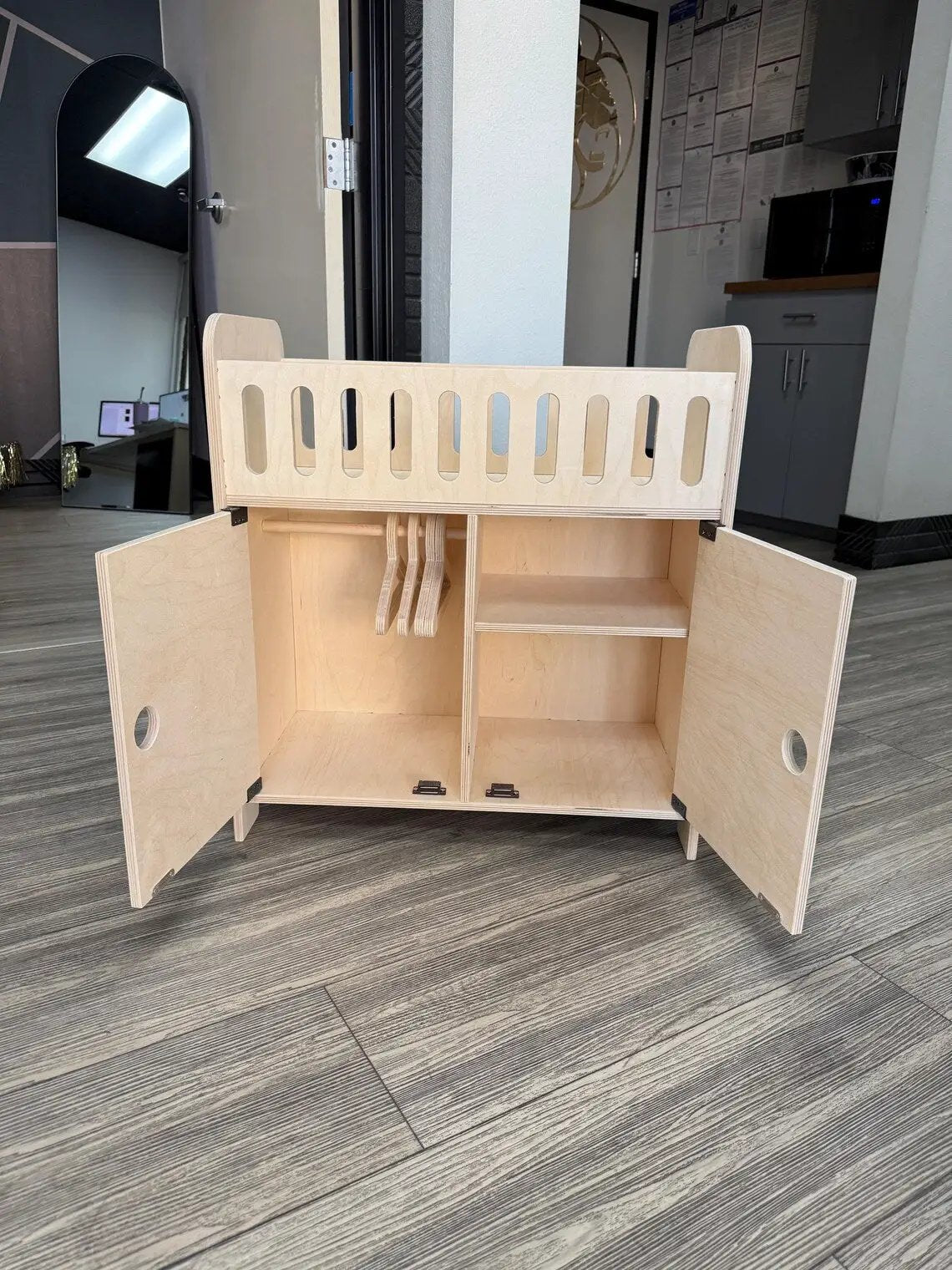 CLARA- Doll Crib with Storage by Bush Acres