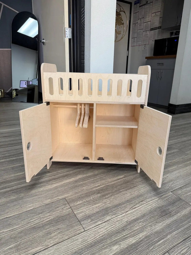 CLARA- Doll Crib with Storage by Bush Acres
