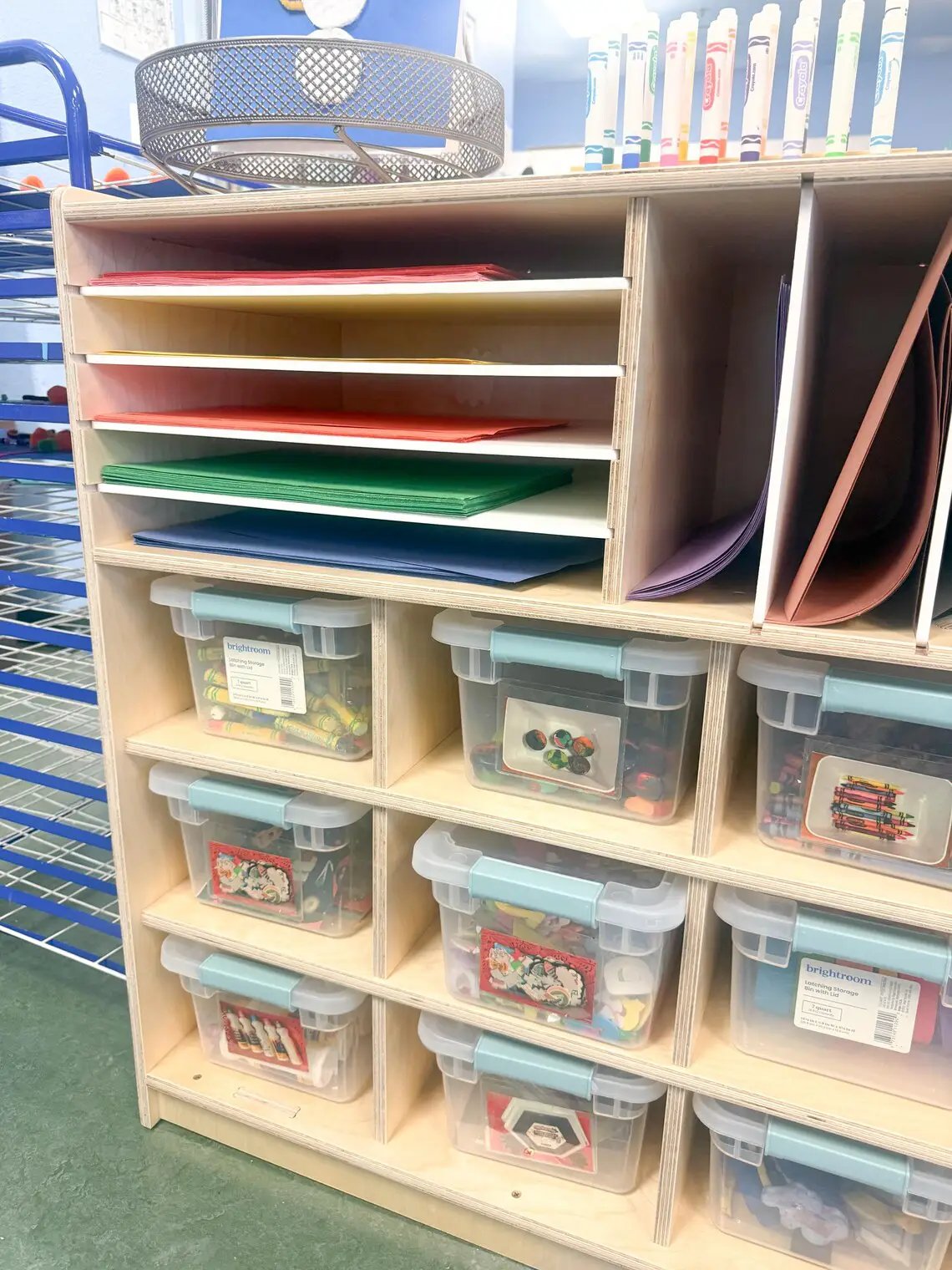CHRISTIAN- Art Storage Shelf by Bush Acres