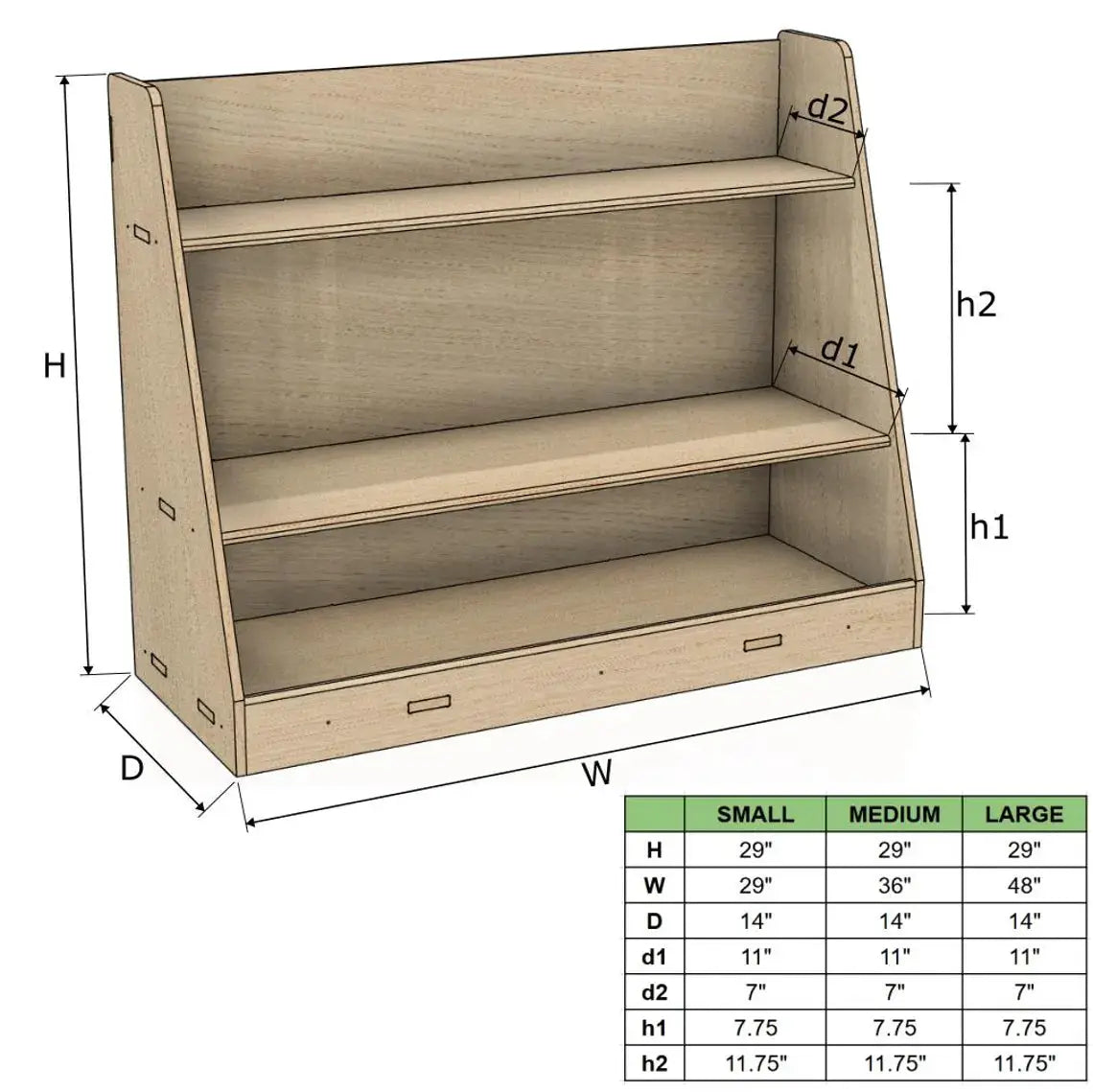 CARTER- Montessori Toy Shelf, photo 4 of 7