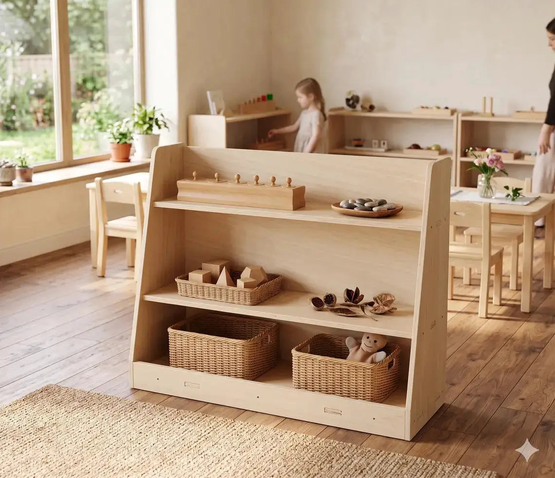 CARTER- Montessori Toy Shelf by Bush Acres