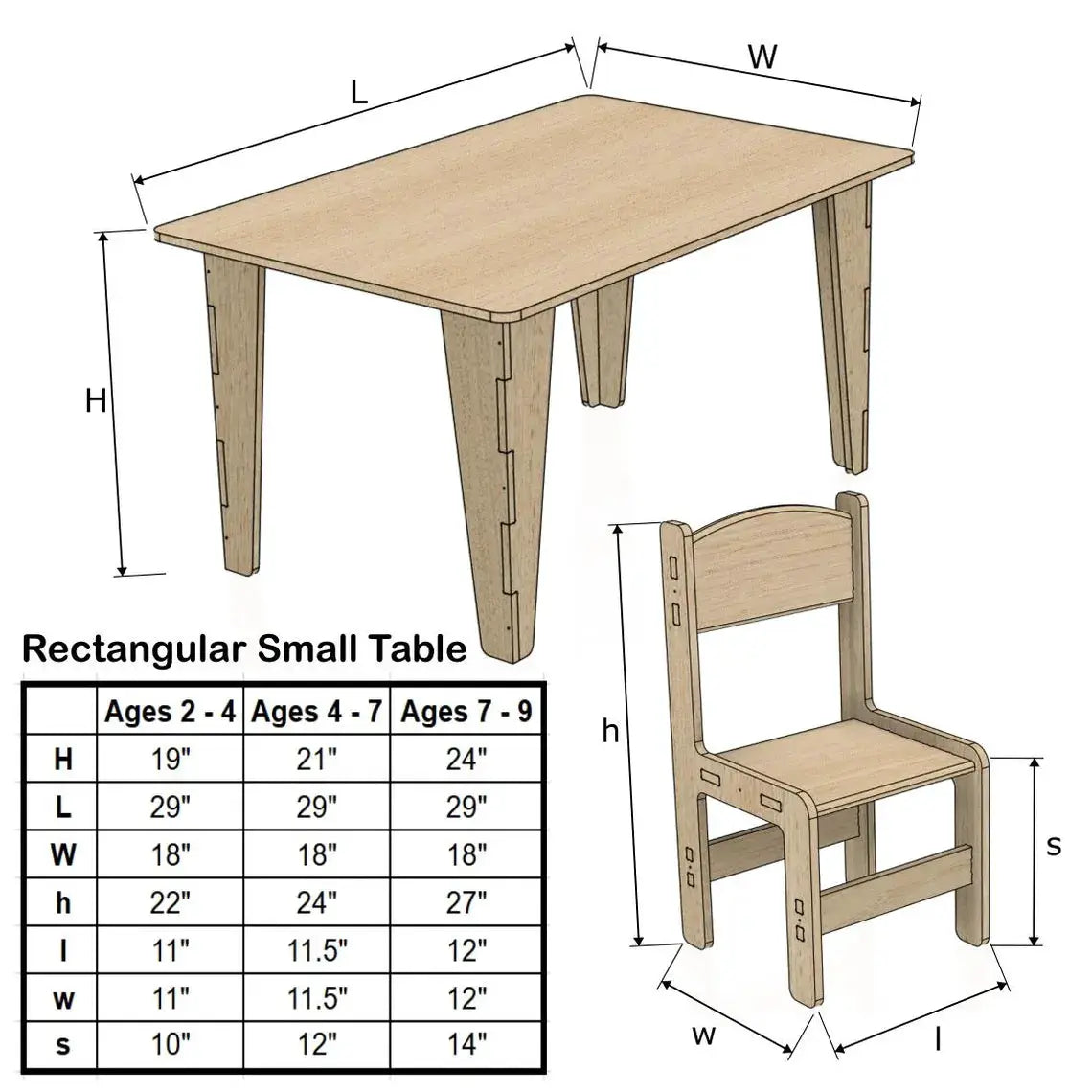 ASHLYN- Small Rectangular Table, photo 2 of 4