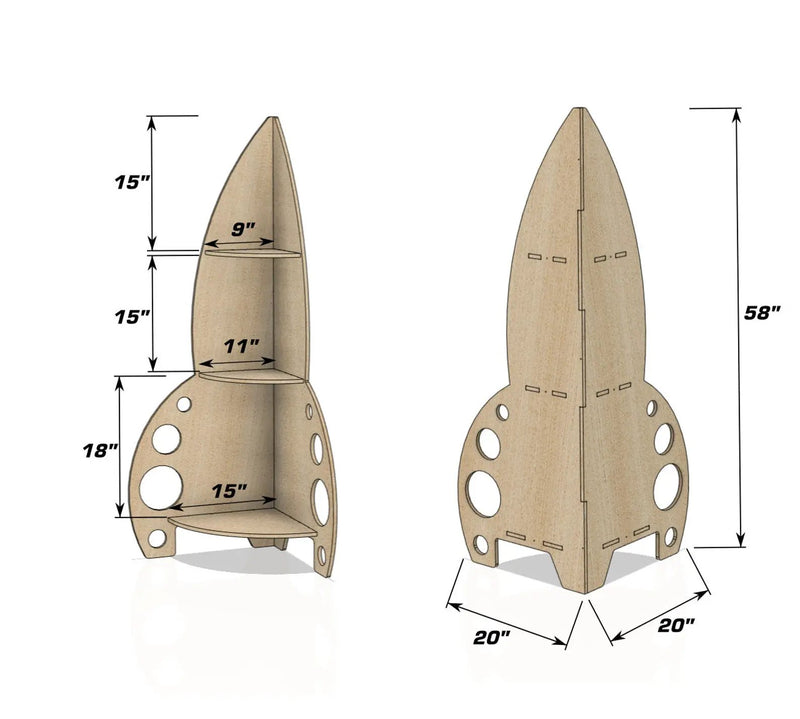 HOUSTON- Rocket Shelf by Bush Acres