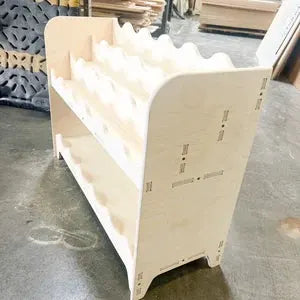 DARLA V2- Wave Design Bookshelf by Bush Acres