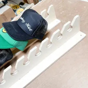 HAT TRICK- 11 Hat Rack by Bush Acres