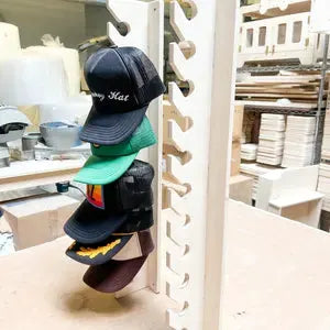 HAT TRICK- 11 Hat Rack by Bush Acres