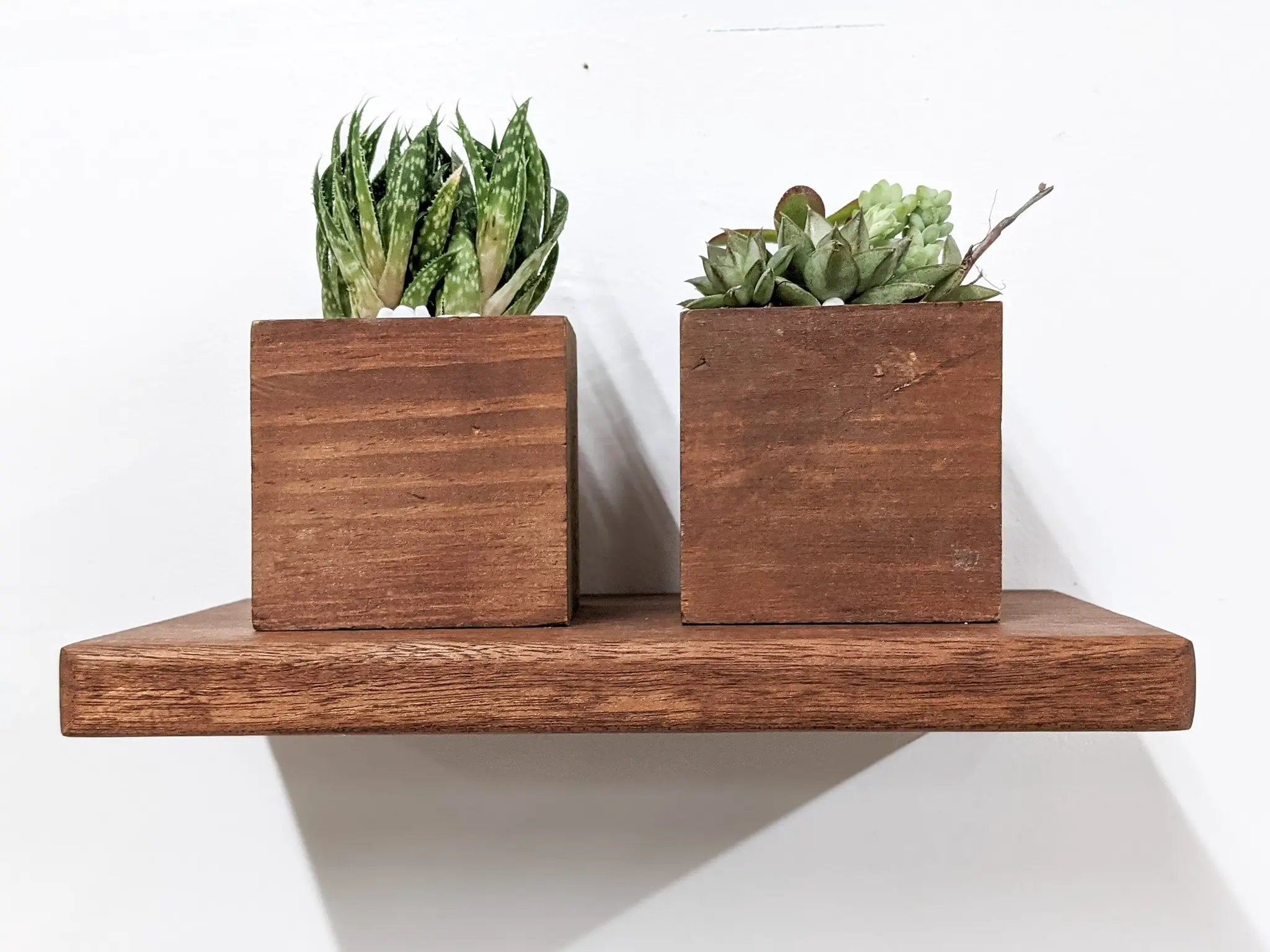 Thin Oak Floating Shelf in 6" to 36" lengths by NookWoodworking