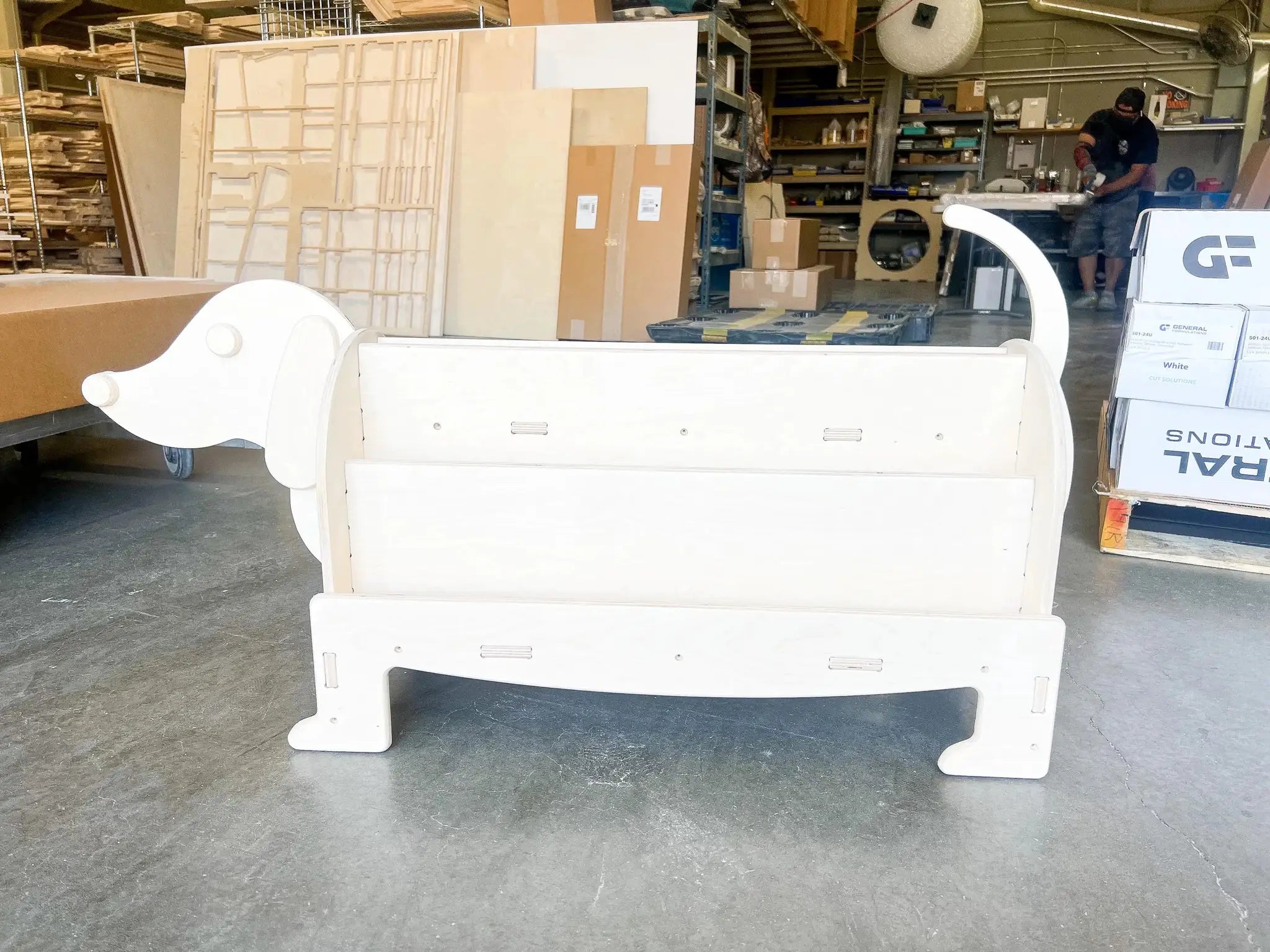 WEENIE- Double Sided Dog Bookshelf by Bush Acres