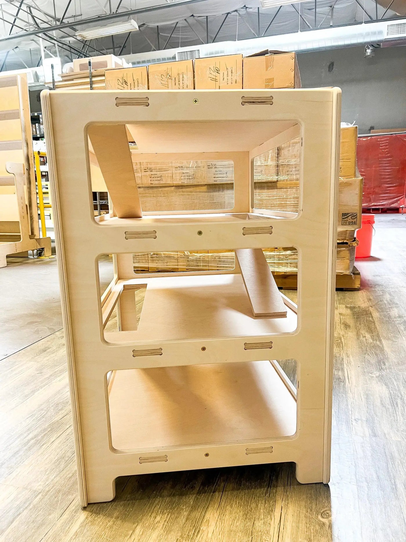 CADEN- Toy Car Ramp + Storage by Bush Acres
