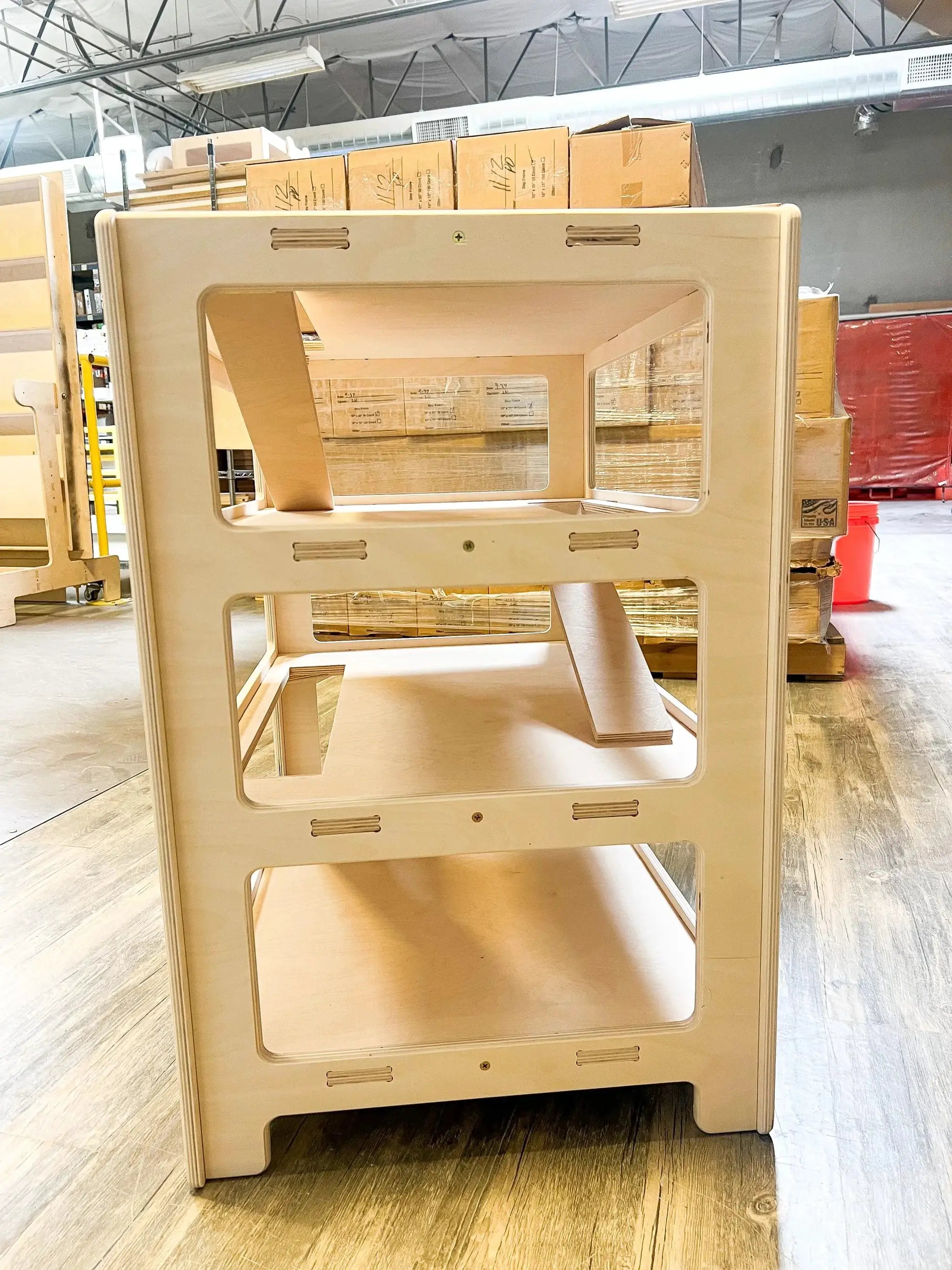 CADEN- Toy Car Ramp + Storage by Bush Acres