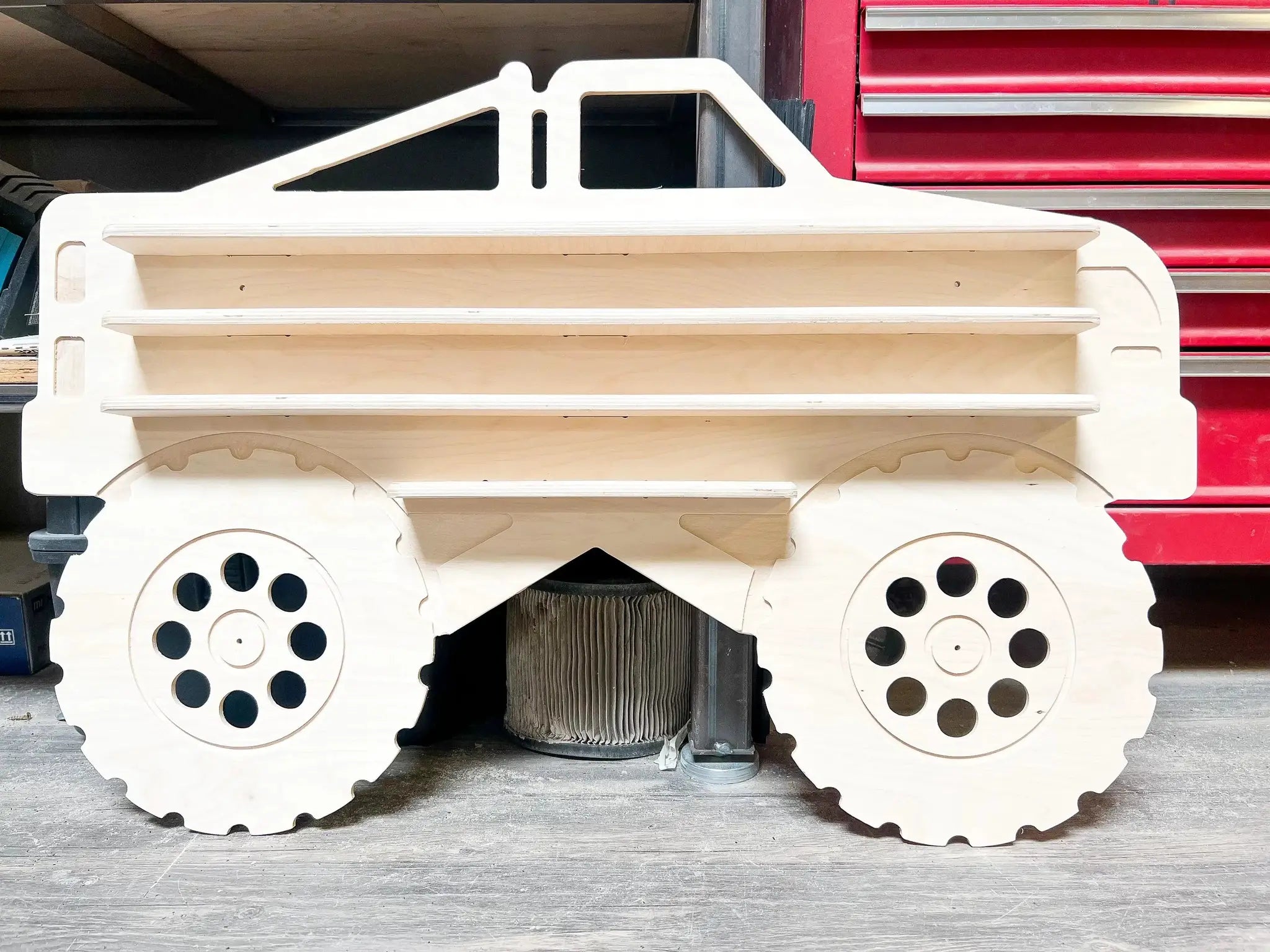 BIG DAWG- Monster Truck Toy Storage by Bush Acres