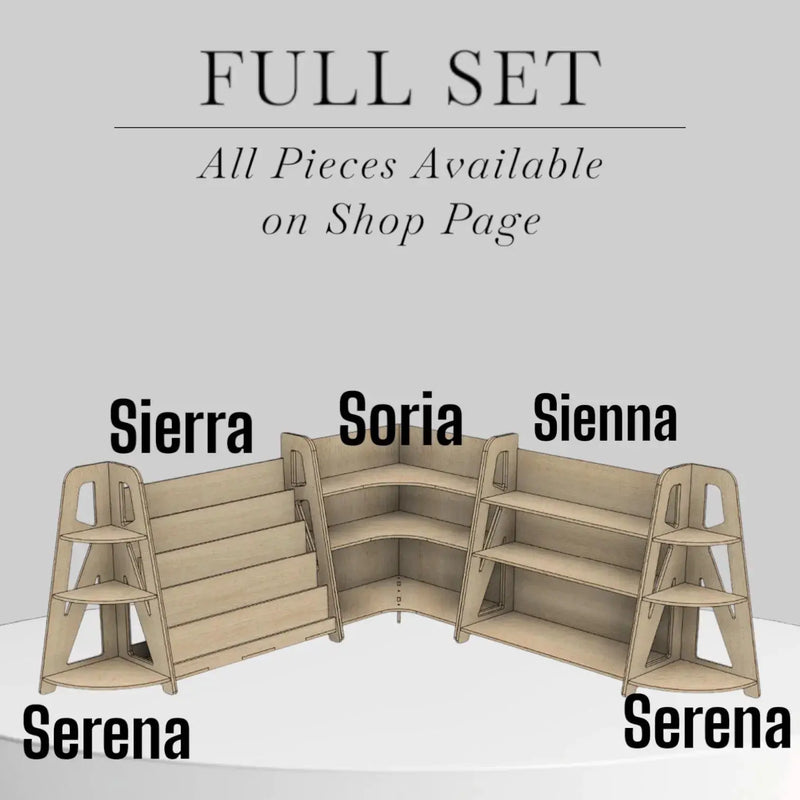 SIENNA- Toy Shelf by Bush Acres