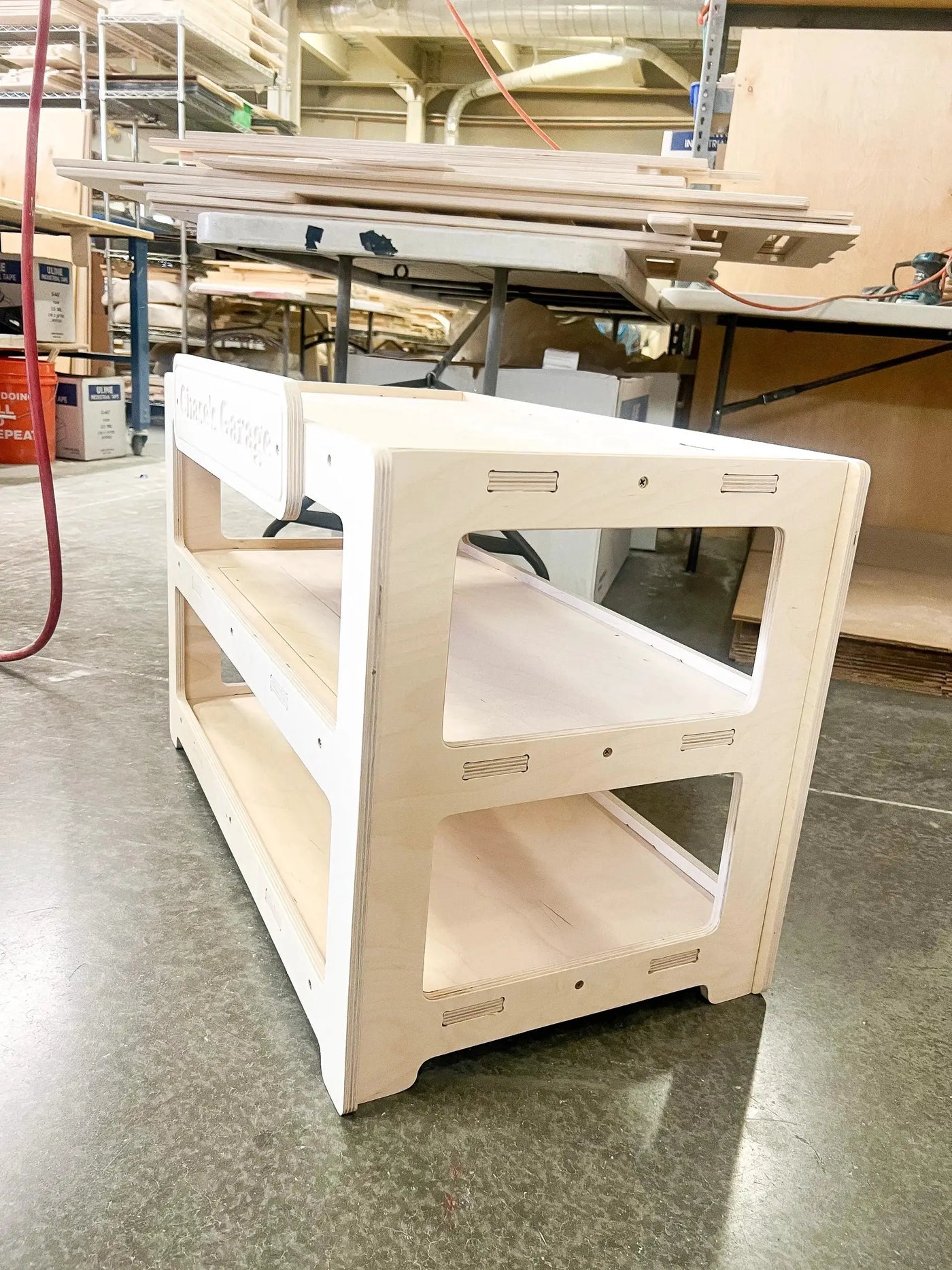 CADEN- Toy Car Ramp + Storage by Bush Acres