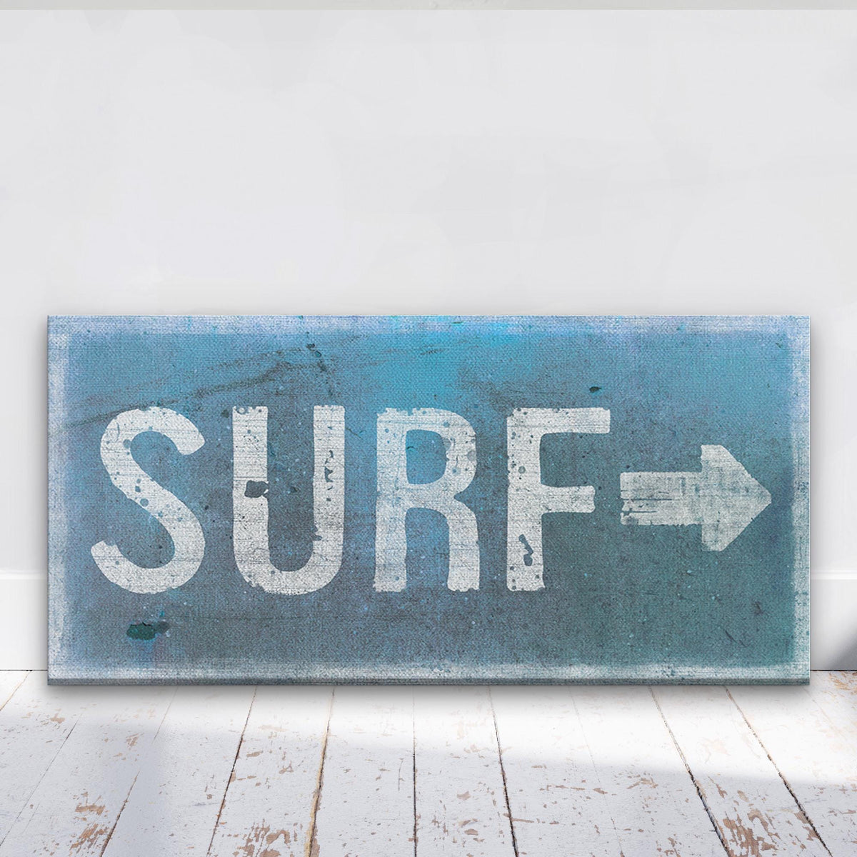 Distressed Surf Sign - Surf Shack Canvas Sign, photo 5 of 10