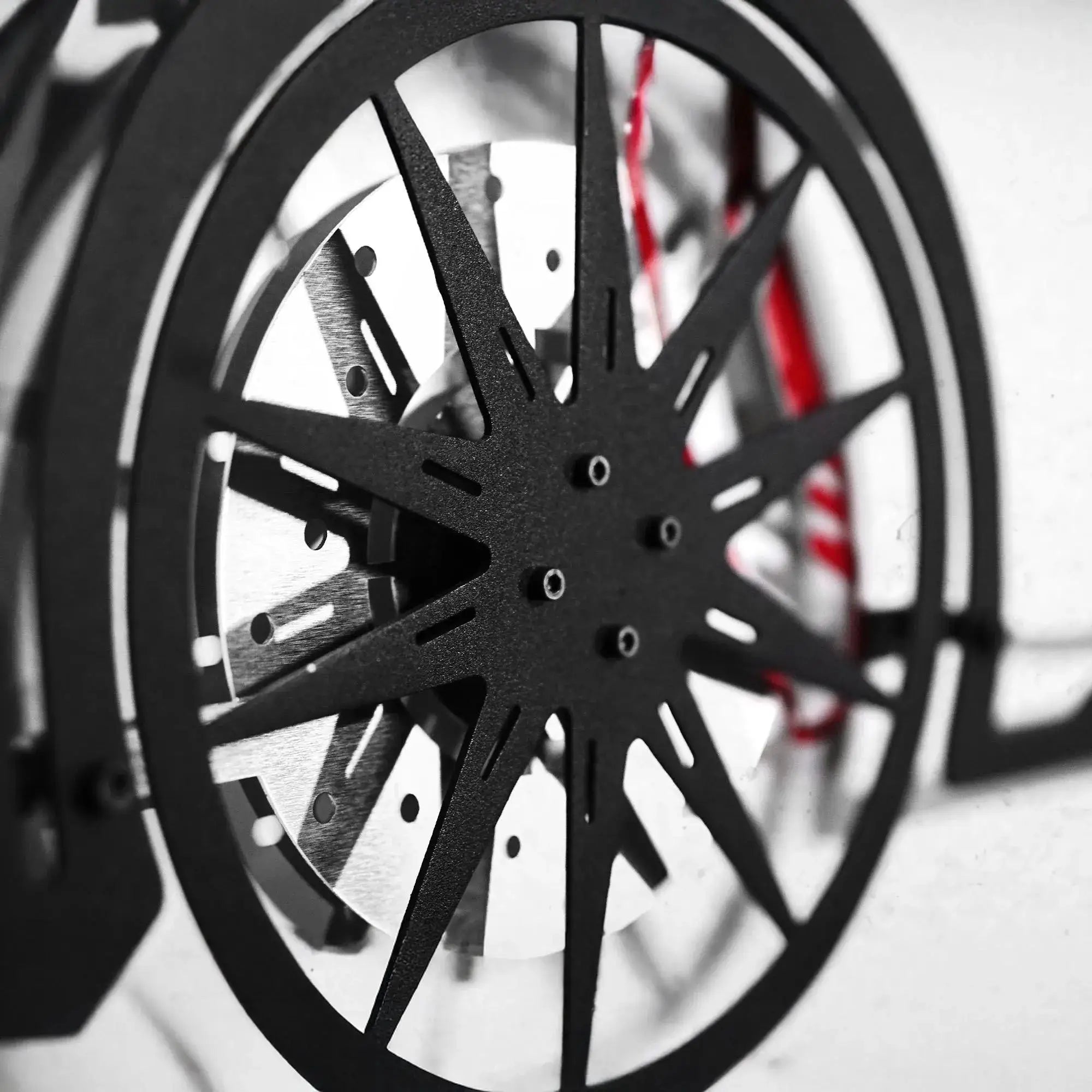 Custom Car Metal Wall Art with Spinning Wheels, Personalized Car Design, Custom Auto Gift for Men, Garage Decor, Your Car Line Art-KAFMEKA048 by Enova Art