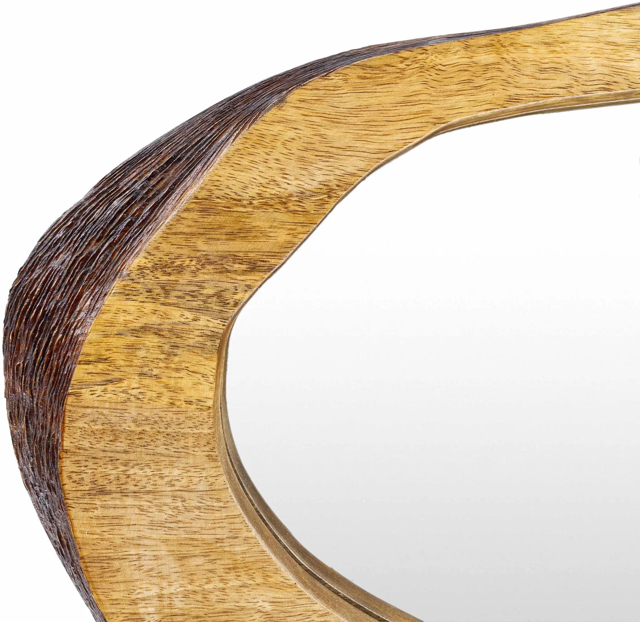 Ilaya Wood Mirror by Boutique Rugs