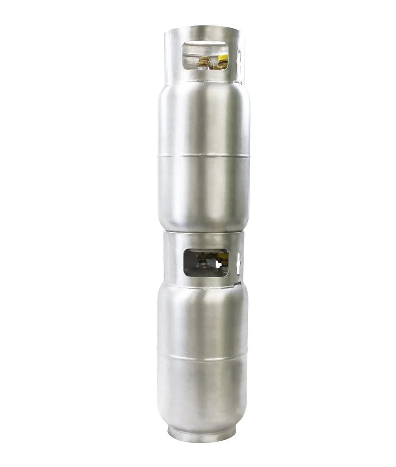 Flame King 33.5lb Aluminum Forklift Propane Tank Cylinder with Gauge by Flame King Products