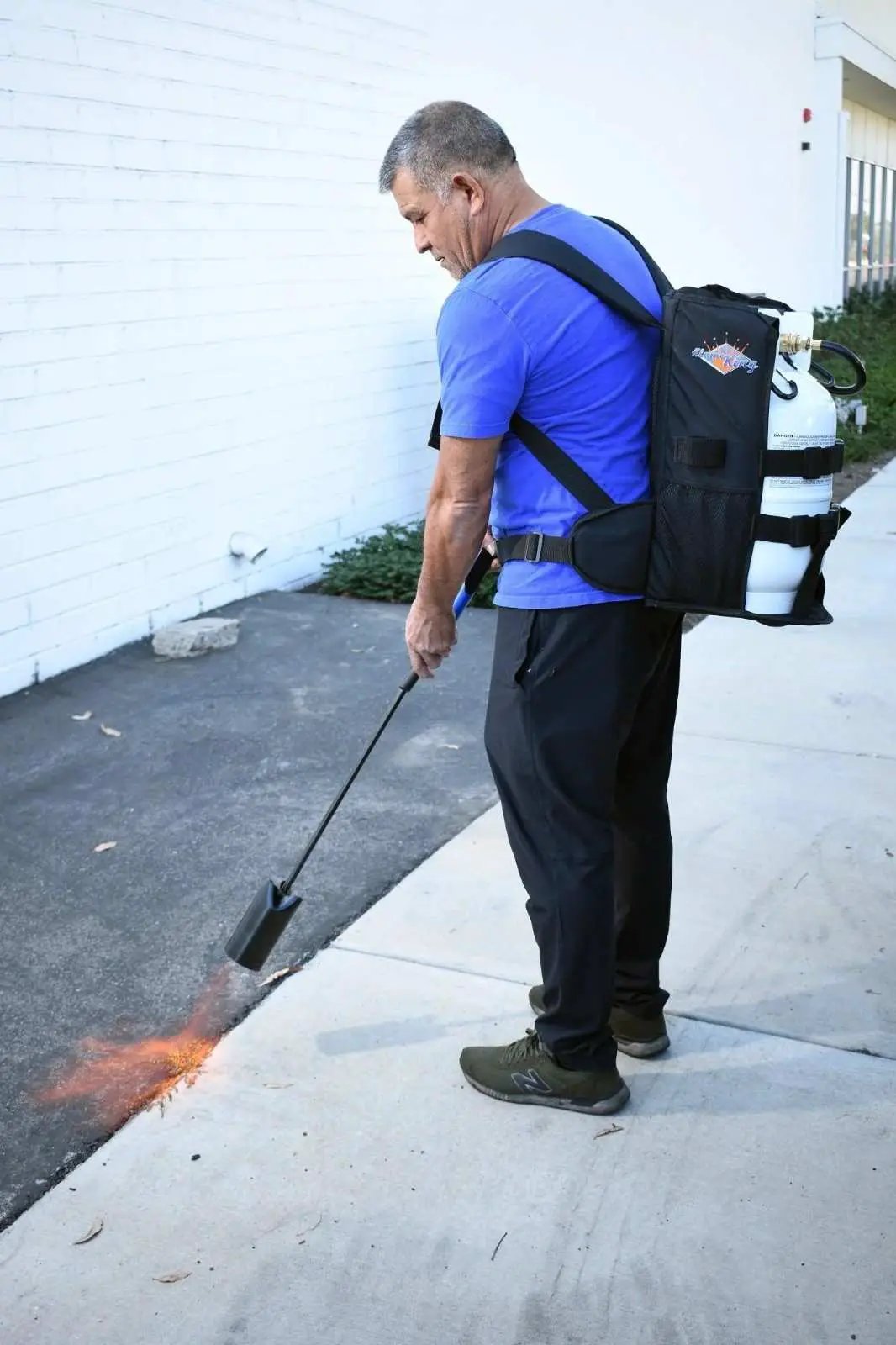 Flame King Propane Tank Backpack Carrier for 5lb or 10lb Cylinder For Weed Burner Torch by Flame King Products