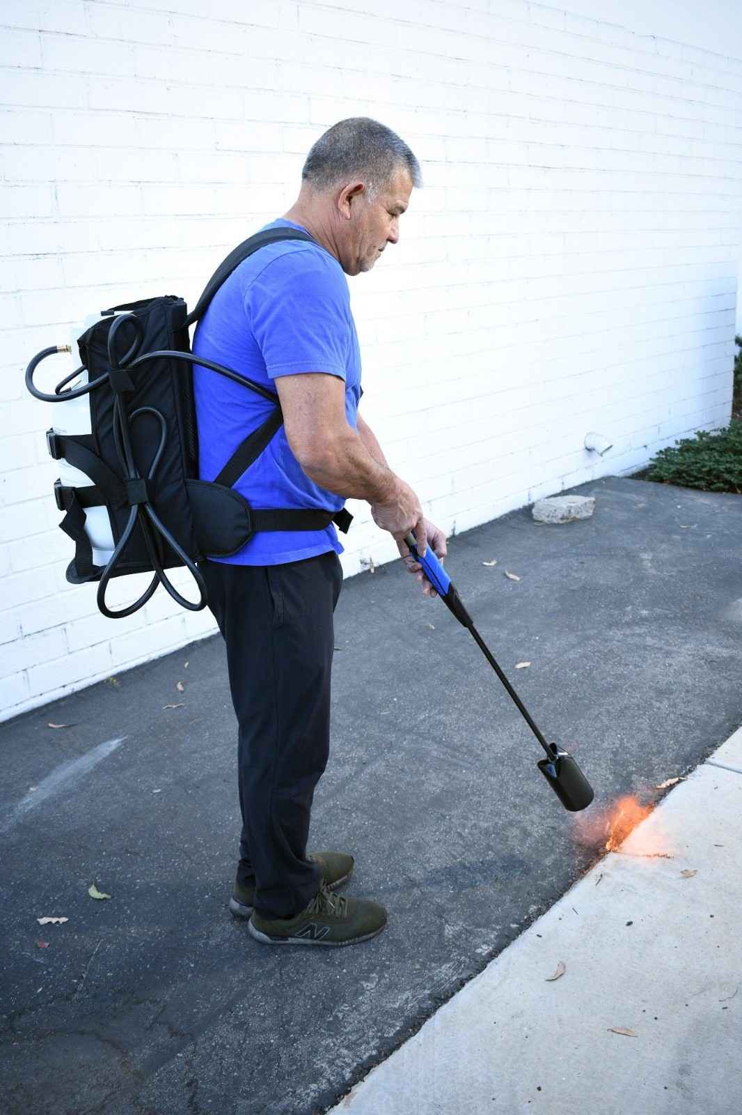 Flame King Propane Tank Backpack Carrier for 5lb or 10lb Cylinder For Weed Burner Torch by Flame King Products