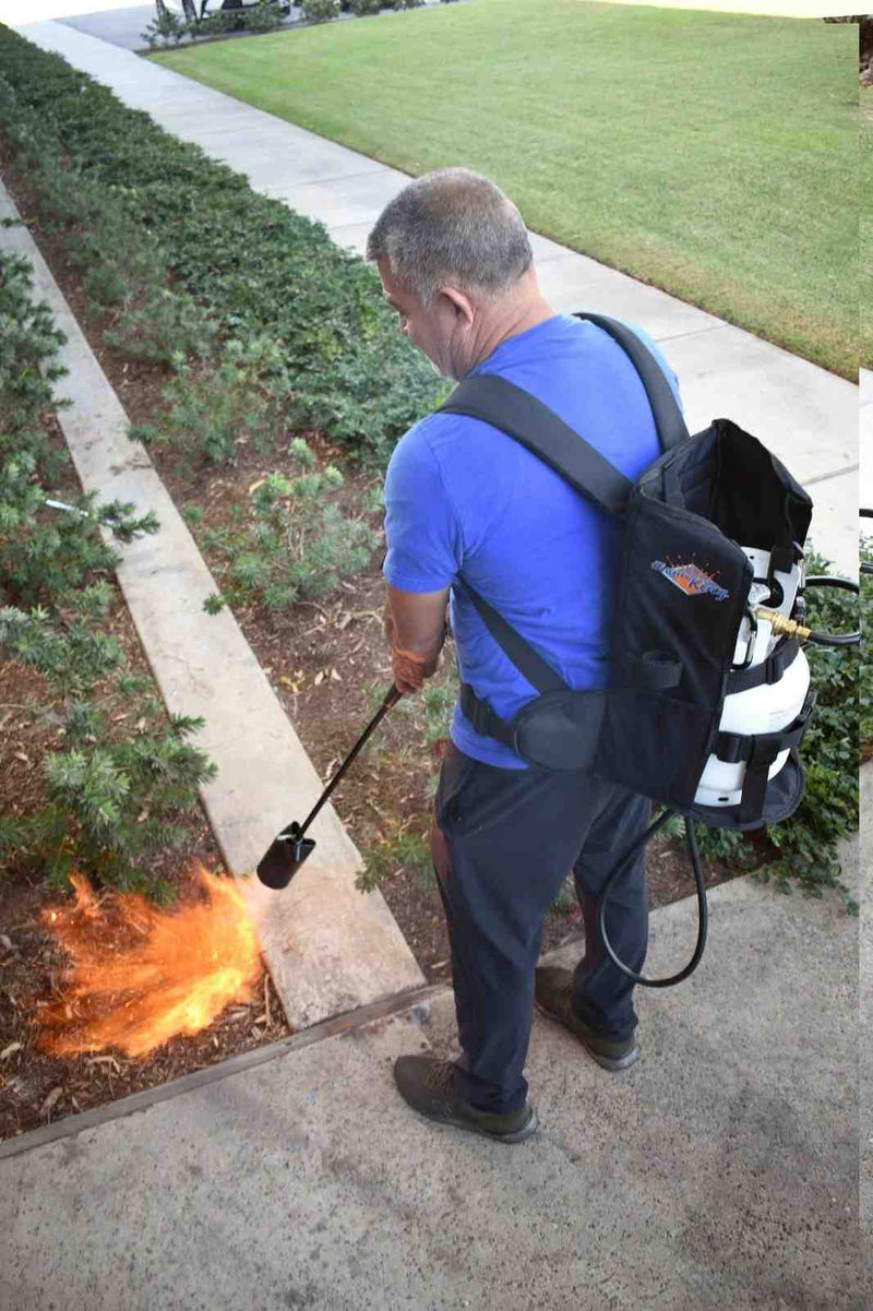 Flame King Propane Tank Backpack Carrier for 5lb or 10lb Cylinder For Weed Burner Torch by Flame King Products