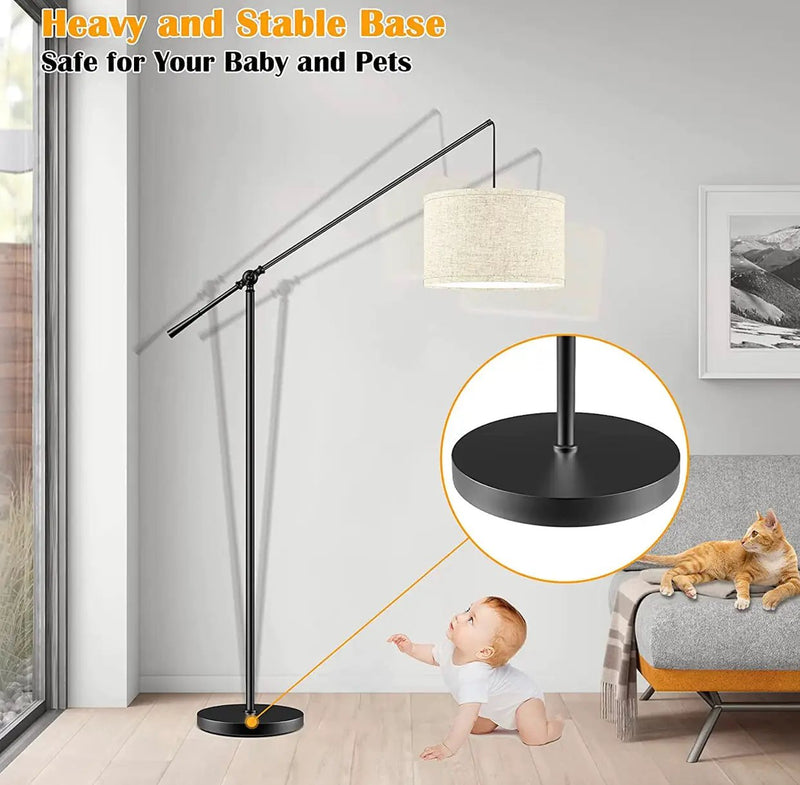 TubUSA- Arc Floor Lamp Hang - Large - with LED Bulb by Outdoor Solar Outlet