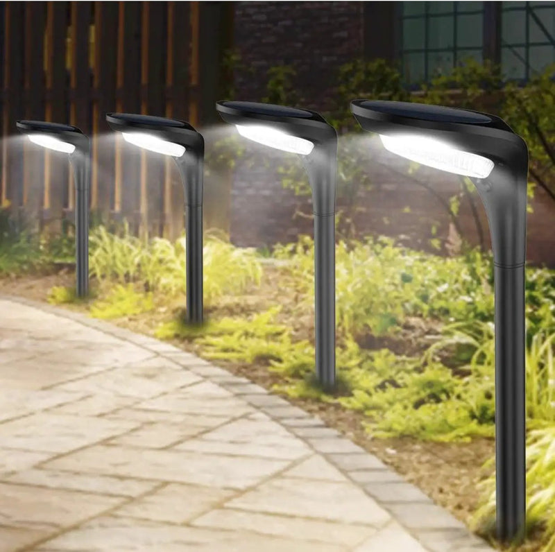 SmartYard Solar Pathway Lights, 4-Pack Color Glow LED Landscape Lighting-20 Lumen by Outdoor Solar Outlet