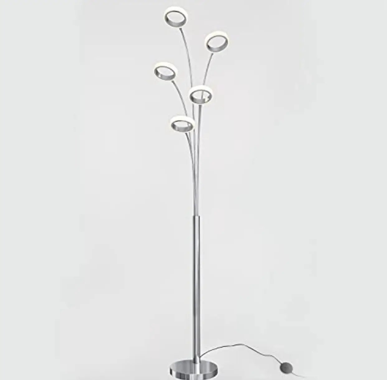 Artika Optical LED Integrated Floor Lamp Light Fixture, Chrome by Outdoor Solar Outlet