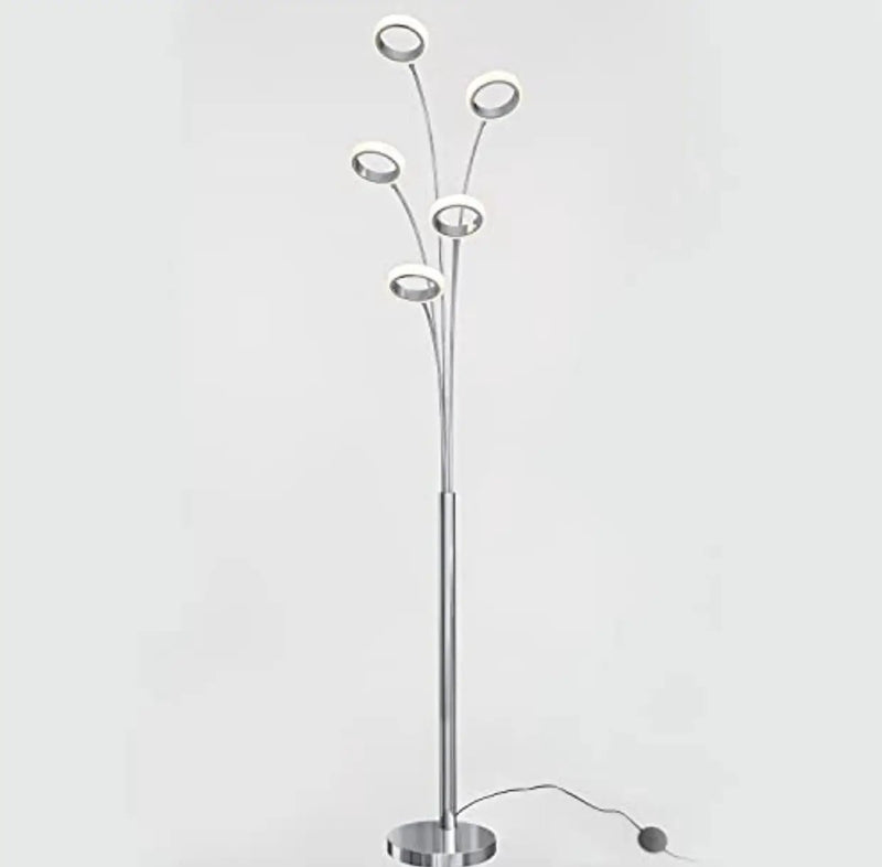 Artika Optical LED Integrated Floor Lamp Light Fixture, Chrome by Outdoor Solar Outlet