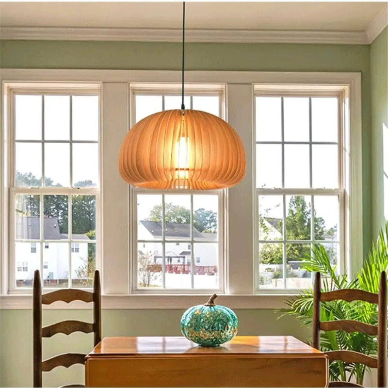 Indoor Chandelier Creative Wooden Ceiling Pendant Lamp by Selzalot