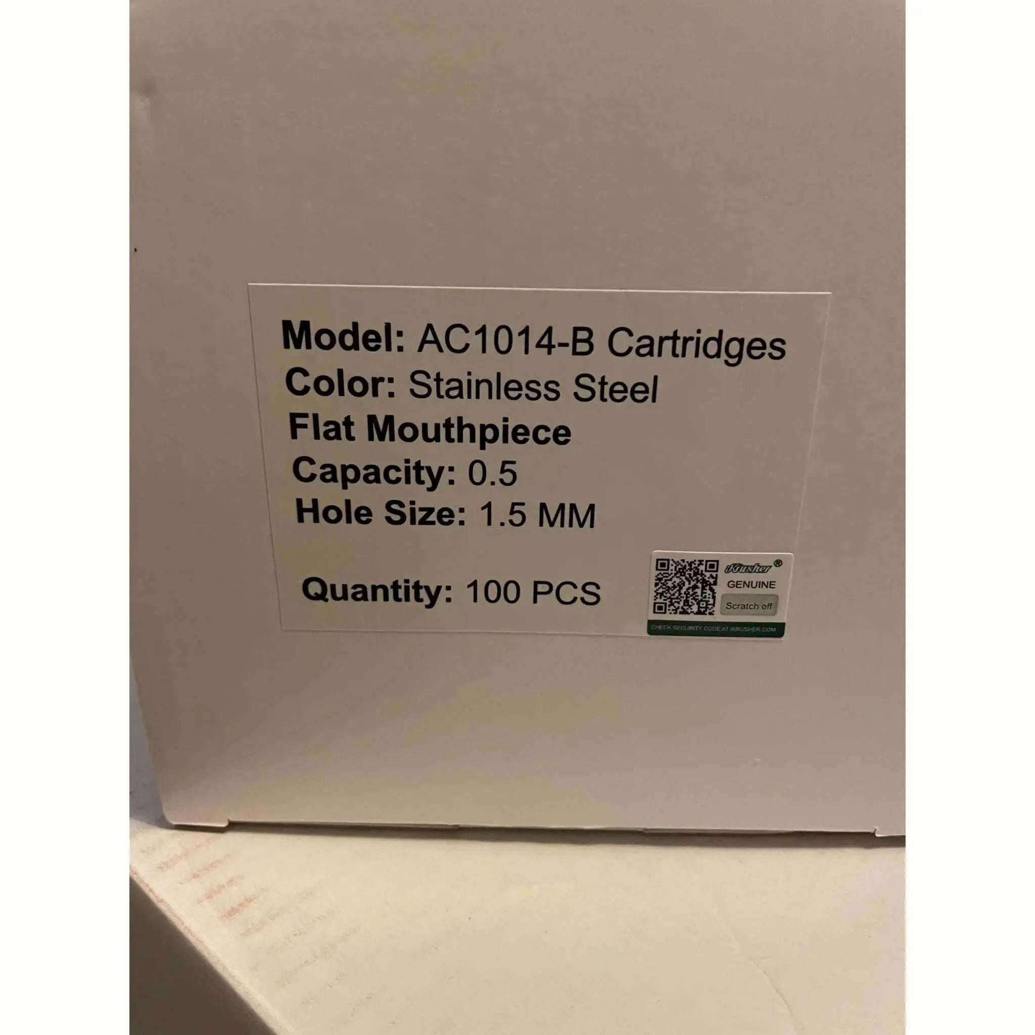 510 Empty Cartridges 1 box of 100 cartridges by Selzalot
