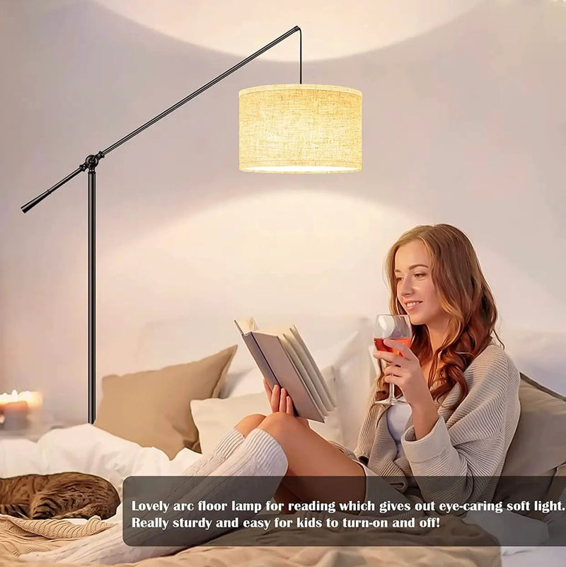 TubUSA- Arc Floor Lamp Hang - Large - with LED Bulb by Outdoor Solar Outlet