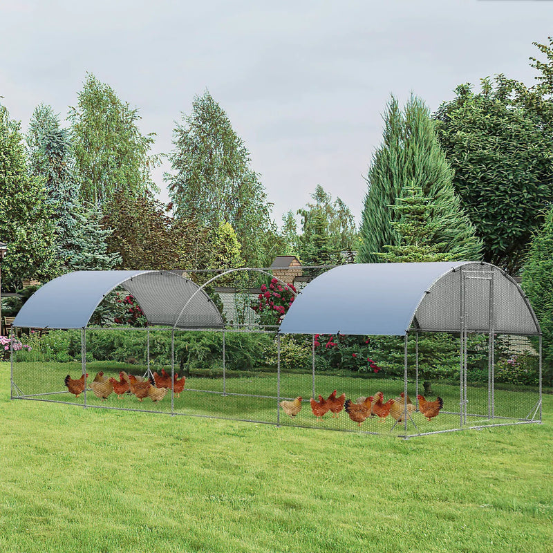 Large Metal Chicken Coop with Cover by DirectDeals