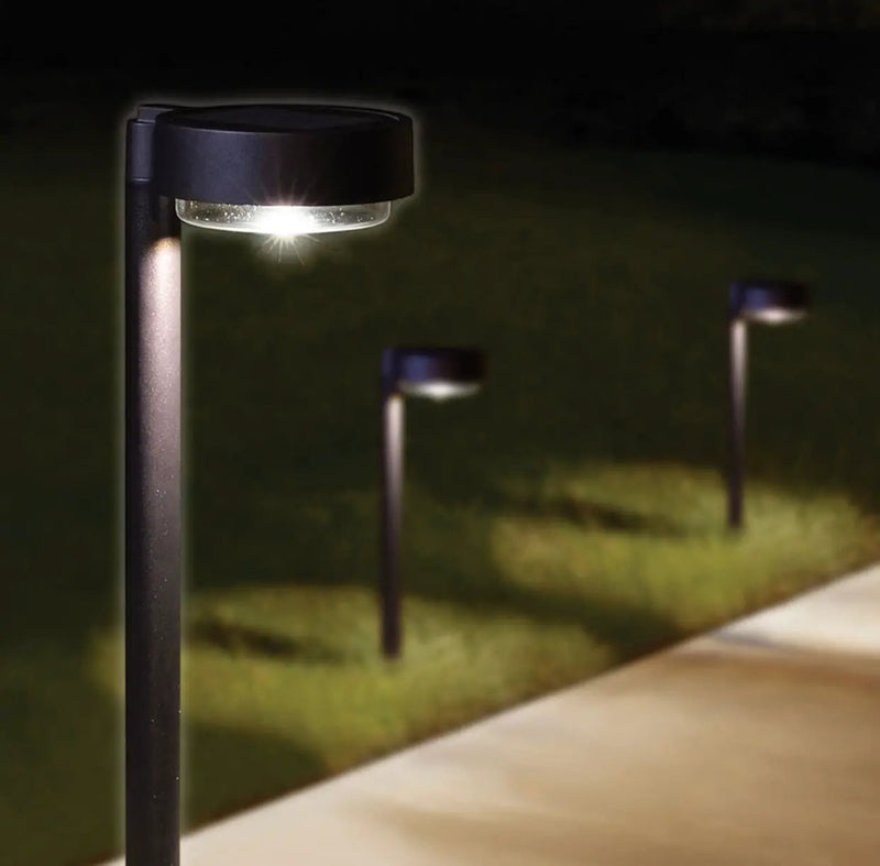 Energizer 20 Lumen Set of 4 Down light Aluminum Solar Pathway Lights by Outdoor Solar Outlet