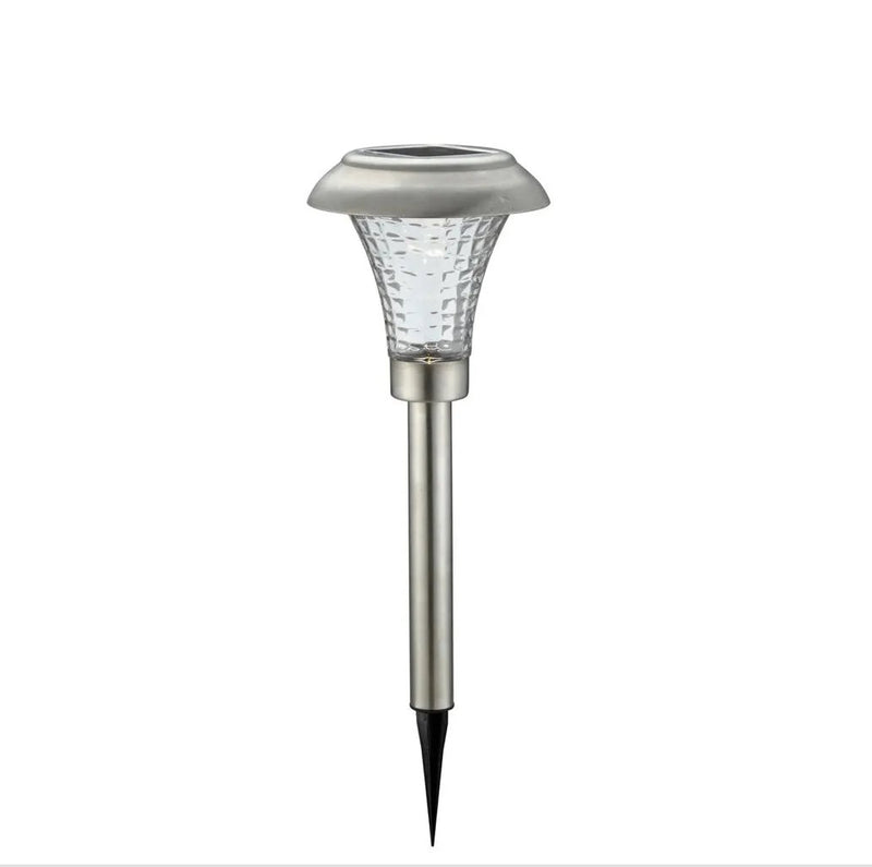 Patriot Silver Solar Powered LED Pathway Light (Pack of 16 ) by Outdoor Solar Outlet