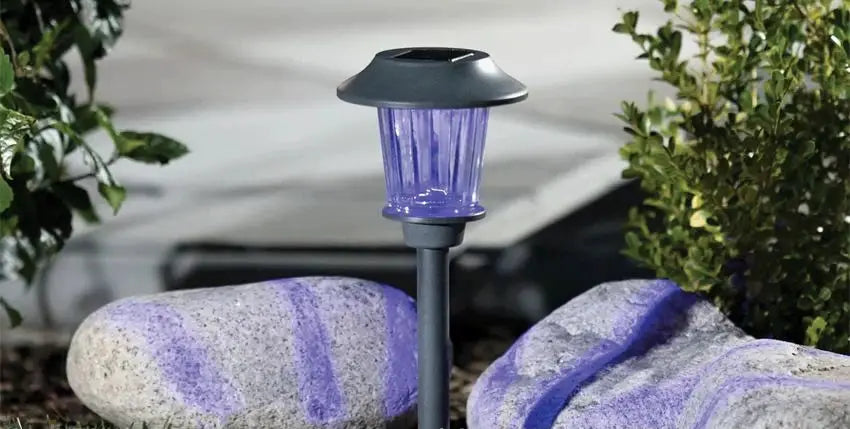 8 Pack Solar Pathway LED Lights Outdoor Color Changing -Stainless Steel by Outdoor Solar Outlet