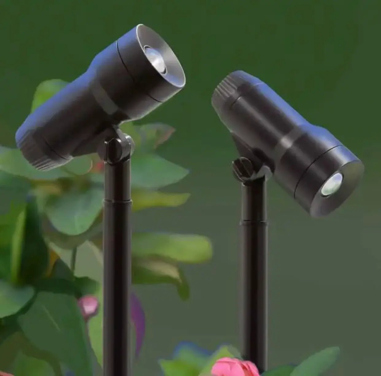 Energizer Smart Focus LED 100-Lumen Solar Spotlight 2 Pack by Outdoor Solar Outlet