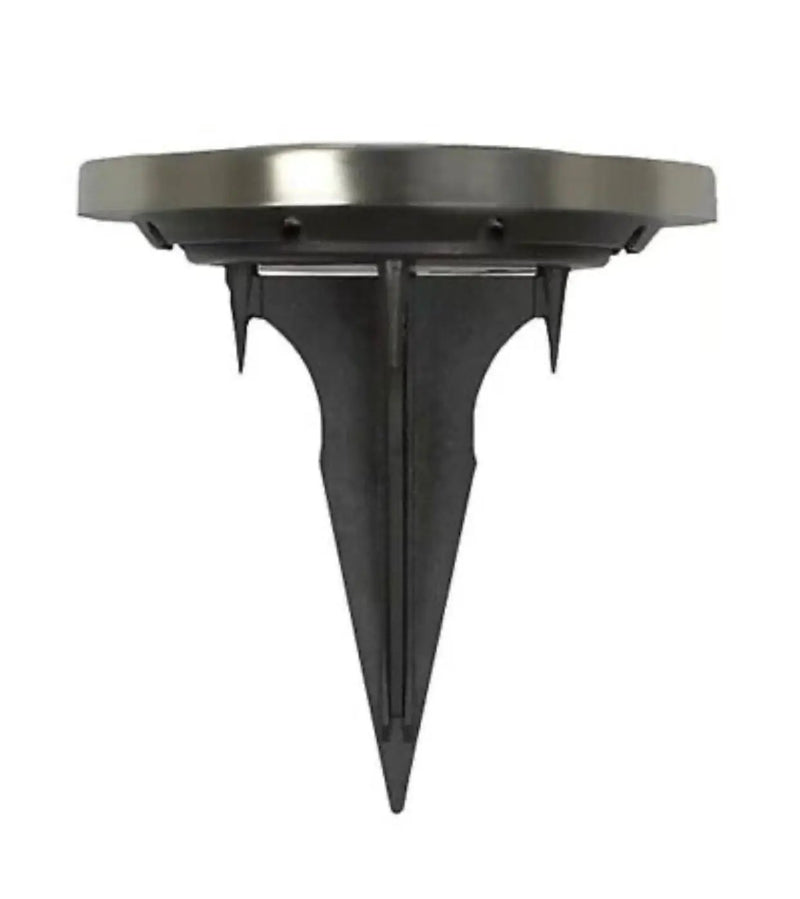 Berkley Jensen 6-Lumen Solar Disk Mark Lights, 6 pk. - Stainless Steel by Outdoor Solar Outlet