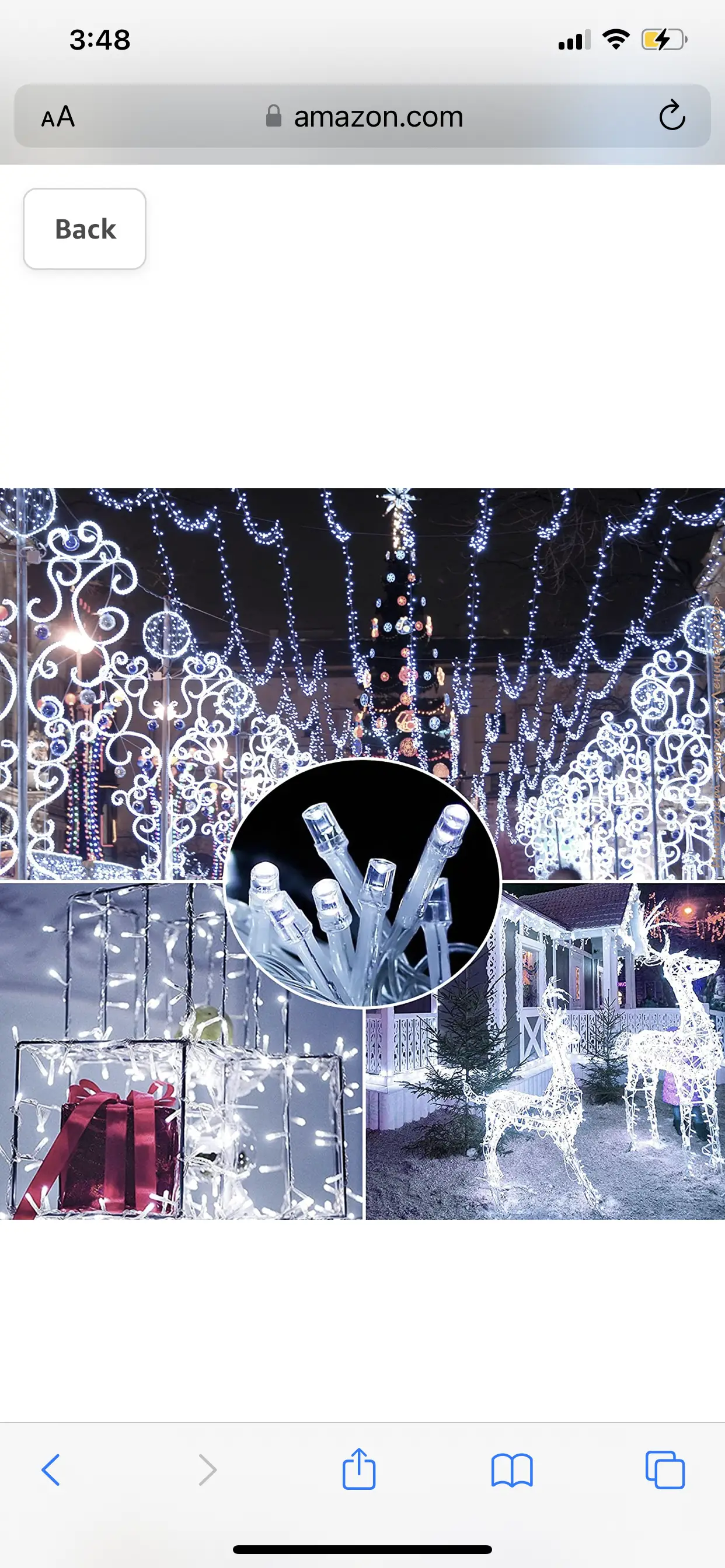 165Ft Solar String Lights White Wire Outdoor,500 LED Christmas Lights with 8 Modes and Timer, Remote Control by Outdoor Solar Outlet