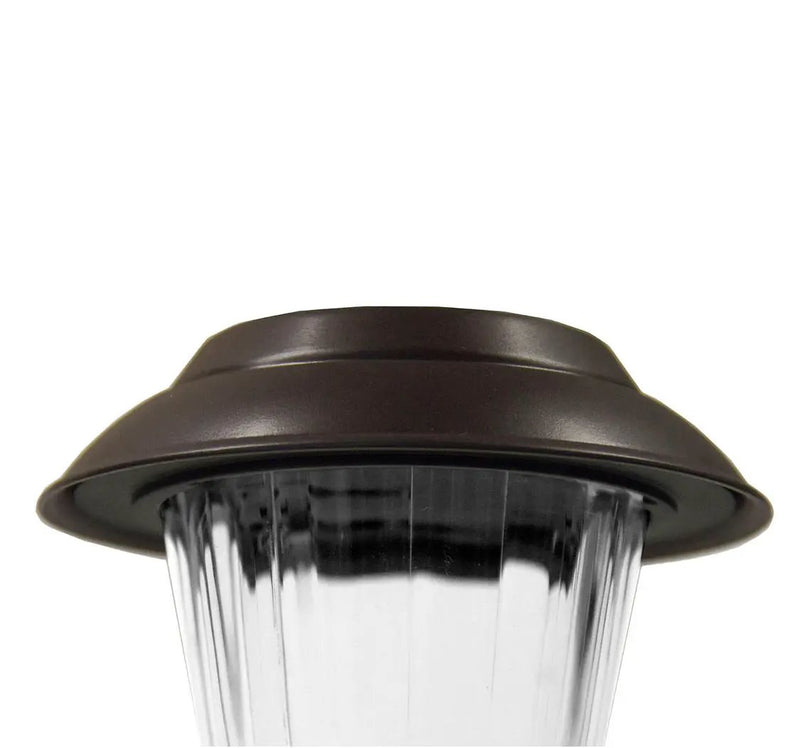 High-End Solar LED Pathway Lights Glass And Stainless Steel (10-Pack) by Outdoor Solar Outlet