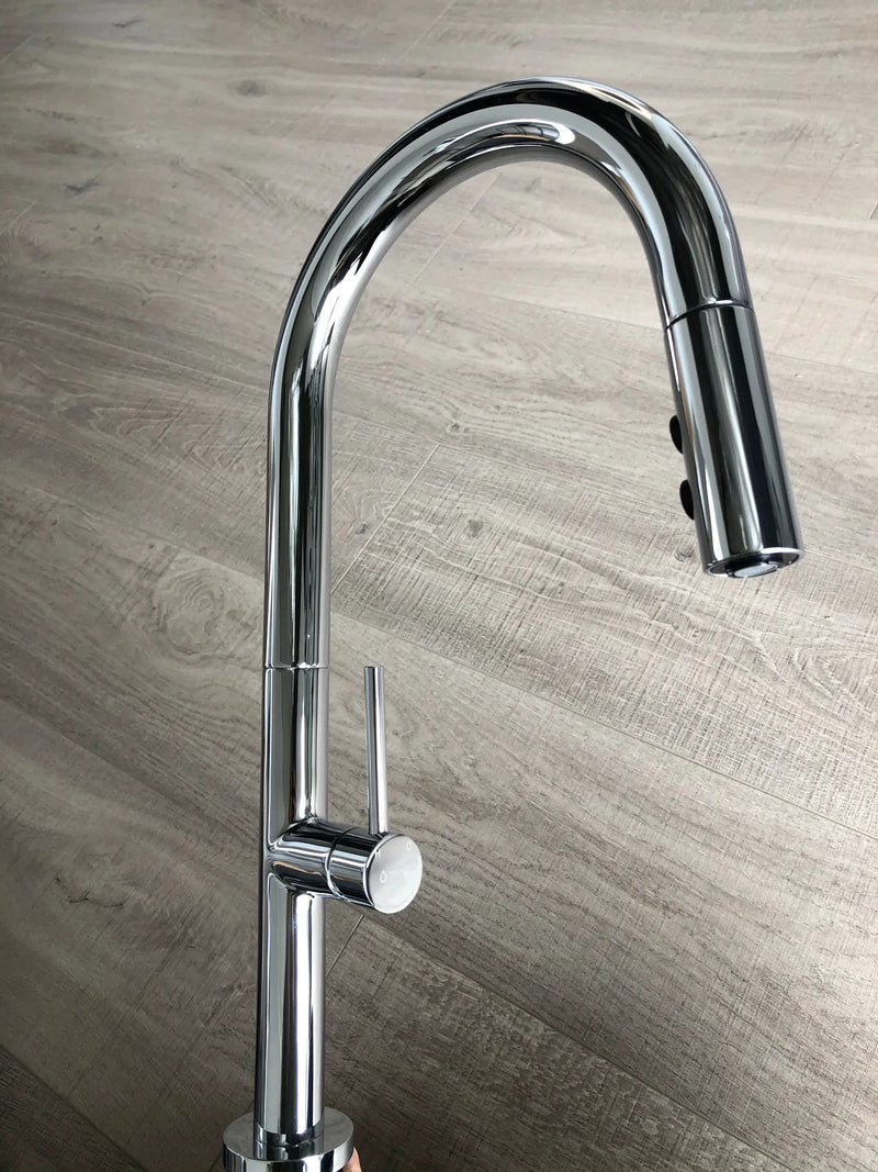 Zeek F-KC06 Chrome Pull-Down Kitchen Faucet by ZEEK