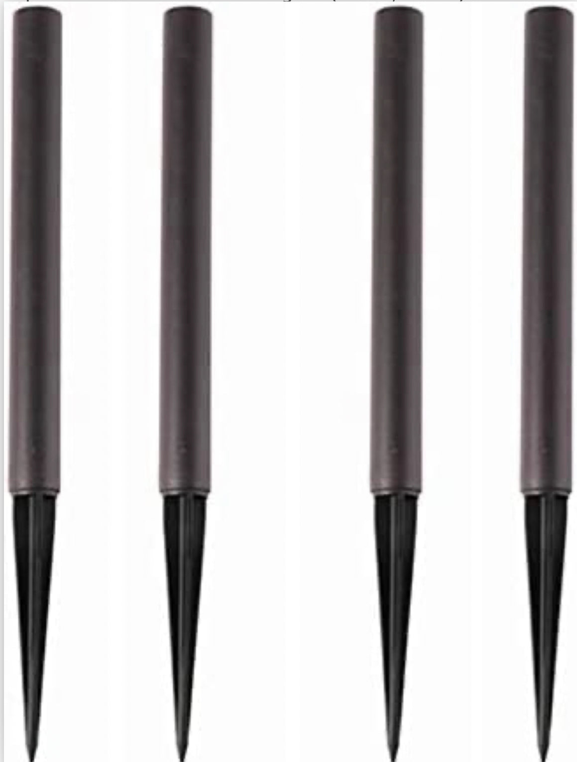 Replacement Stakes for Solar Lights Stainless Steel ( 4 Pack ) by Outdoor Solar Outlet