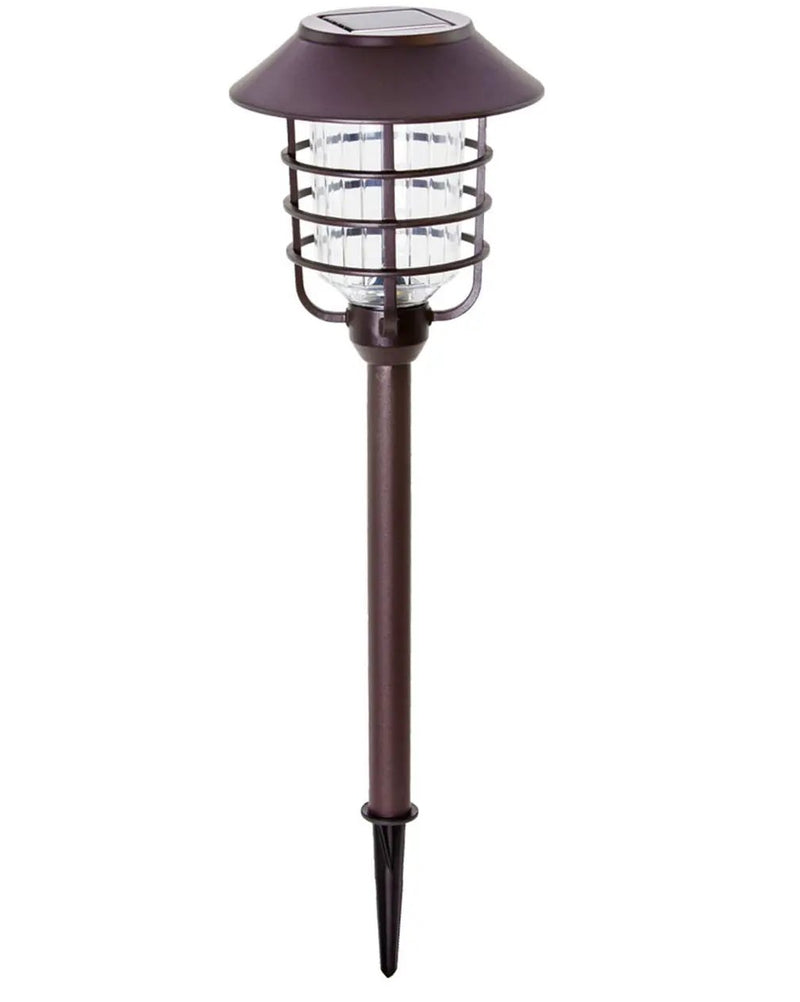 Energizer [Smartyard] LED 8 Piece Large Solar Pathway Lights Aluminum with glass-10 LM by Outdoor Solar Outlet