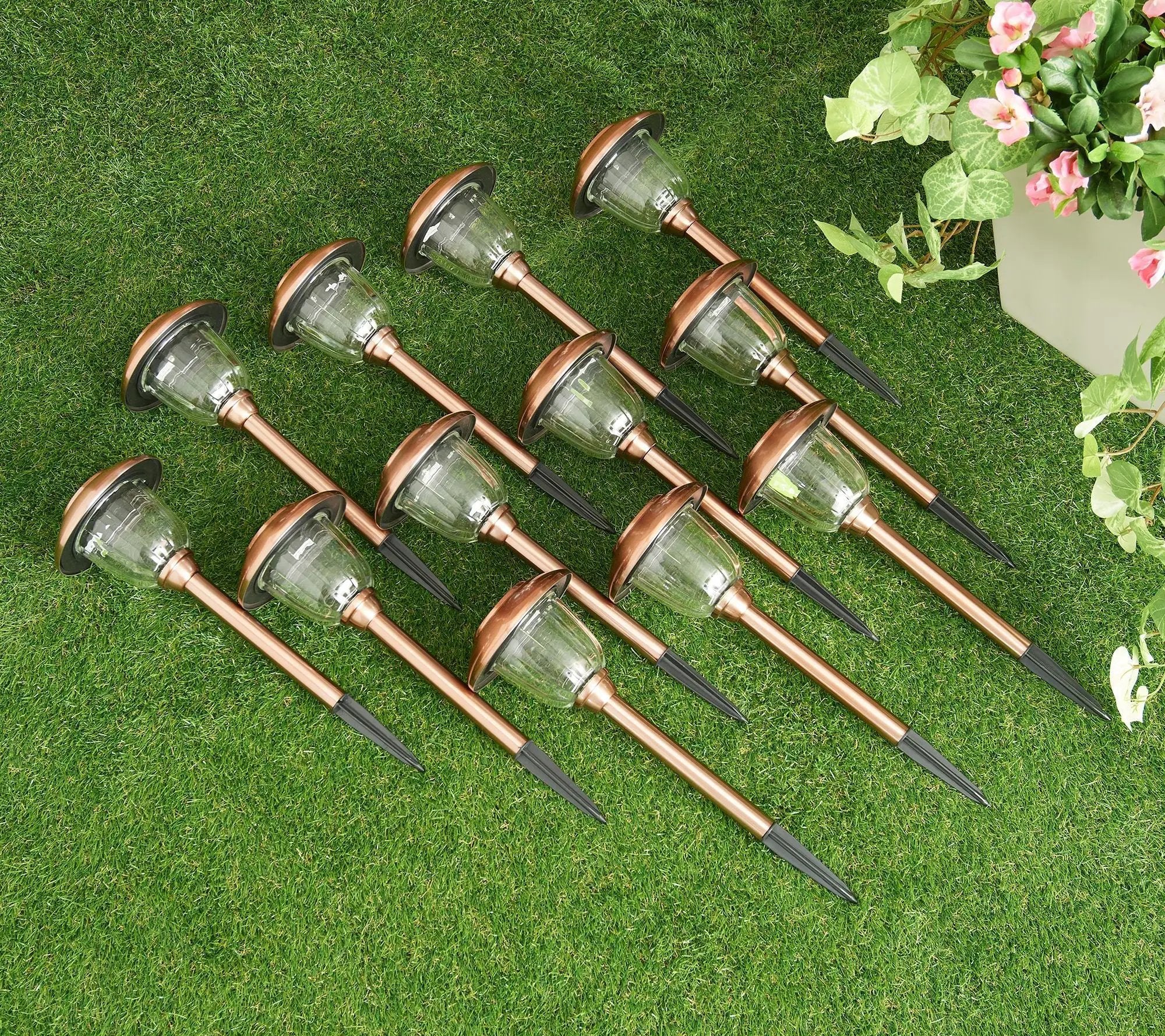 Energizer 12 Pack Solar Pathway Light Set 15-Lumen by Outdoor Solar Outlet