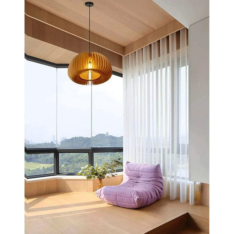 Indoor Chandelier Creative Wooden Ceiling Pendant Lamp by Selzalot