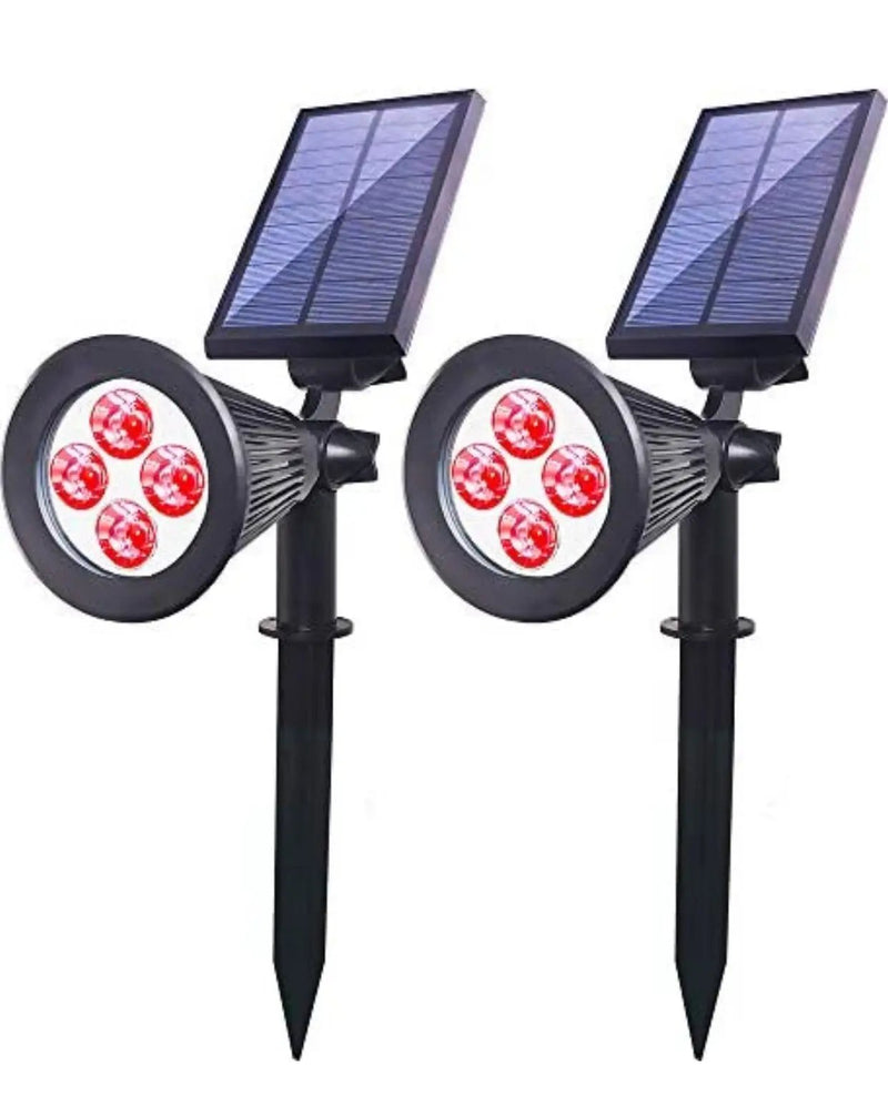 SmartYard Solar SpotLights Outdoor, Waterproof Solar Powered Landscape 2-in-1 Wall Light Auto On/Off , Pack of 4 by Outdoor Solar Outlet