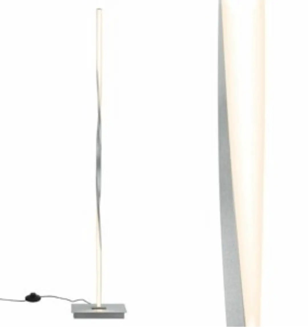 Modern LED Floor Lamp for Living Room Bright Lighting - 48" Tall Light-Dimmable by Outdoor Solar Outlet