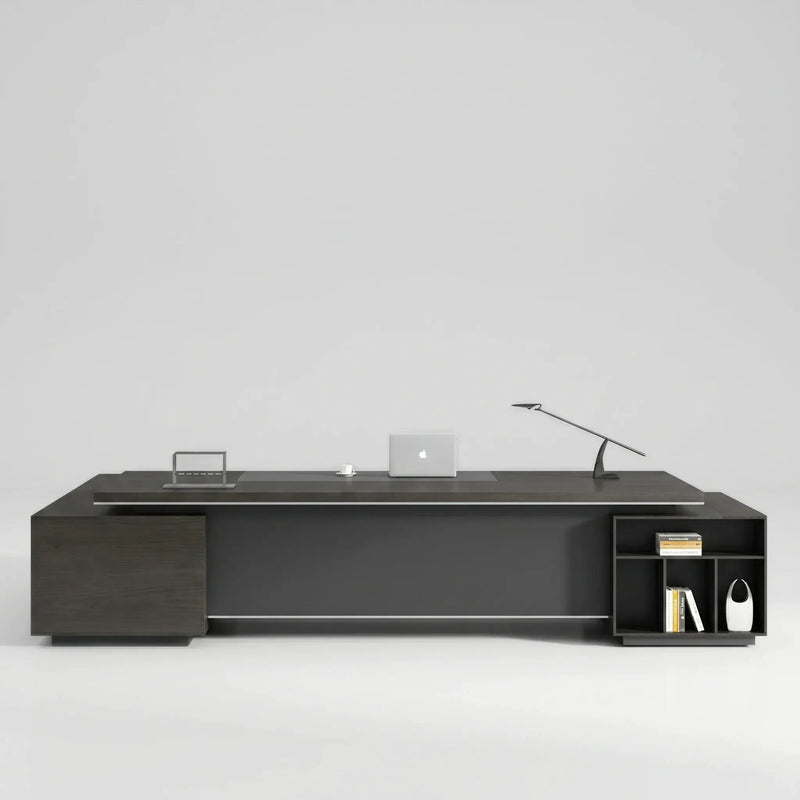 Byram · Modern L-Shaped Executive Desk by Arc Grove
